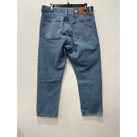 NWT LEVI'S 501 Women's Size 31 x 26 ORIGINAL CROPPED button fly JEANS MSRP $98 - Picture 9 of 15